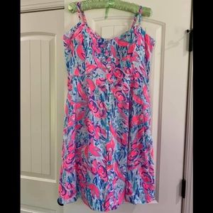 NWT Lilly Pulitzer Easton Cosmic Coral Cracked Up